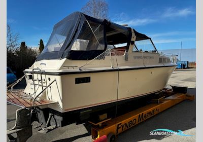 Nimbus 800 Turbo med Volvo Penta diesel ferskvandskølet. Motorboten 1984, met Volvo Penta motor, Denemarken