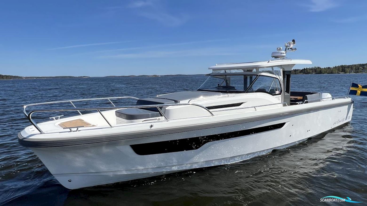 Nimbus Tender 11 Motorboten 2021, met 2x Mercury 300 V8  motor, Sweden