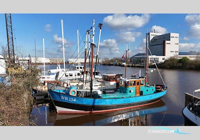 Noordzeekotter  ‘WR 134’ Motorboten 1960, met Volvo Penta motor, The Netherlands