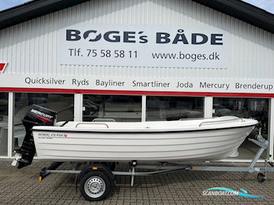 Nordic 470 Fisk med F9,9 hk Mercury 4 takt - TILBUD Motorboten 2024, met Mercury motor, Denemarken