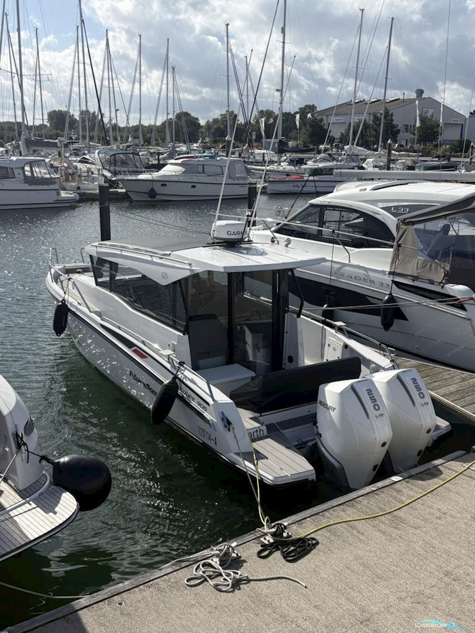 Nordkapp Coupe 905 Motorboten 2024, met Mercury motor, Duitsland