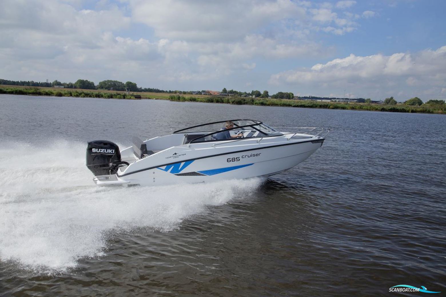 Northmaster 685 Cruiser Cabin Motorboten 2023, met Suzuki motor, The Netherlands