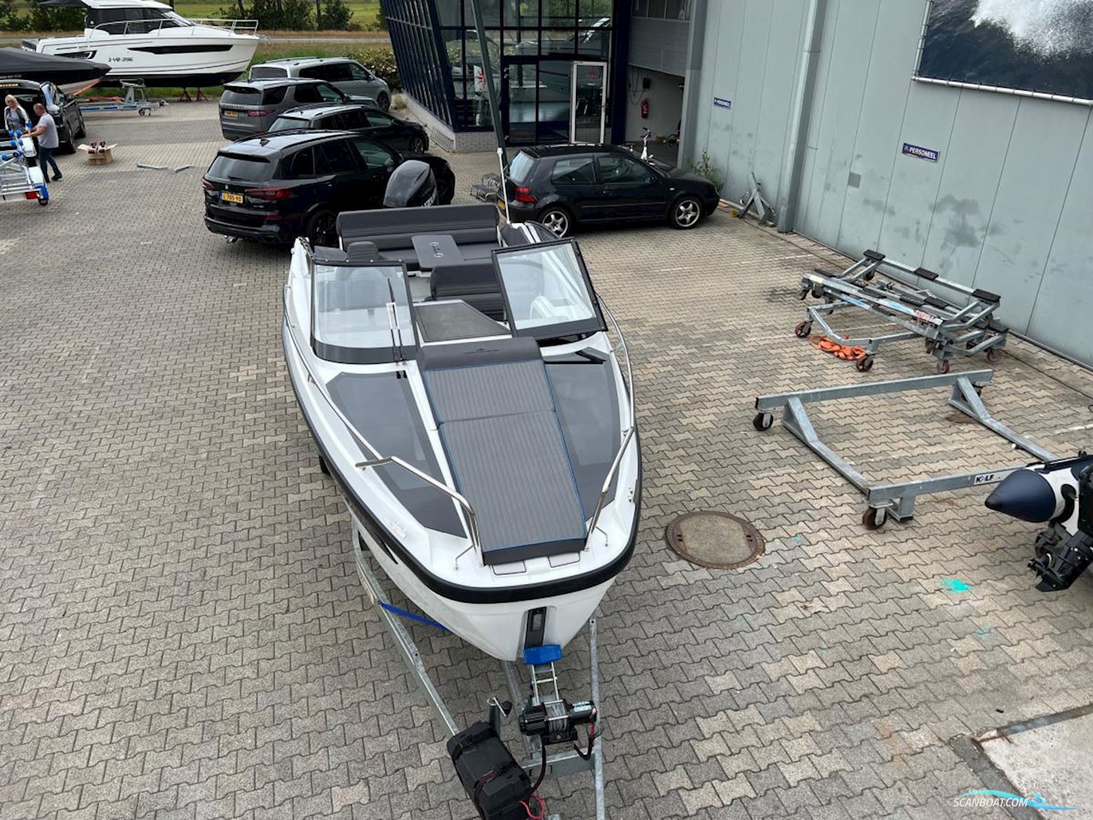 NorthMaster 760 Cruiser. Dit schip is aanwezig op de Suzuki stand van hiswa te water 2026.