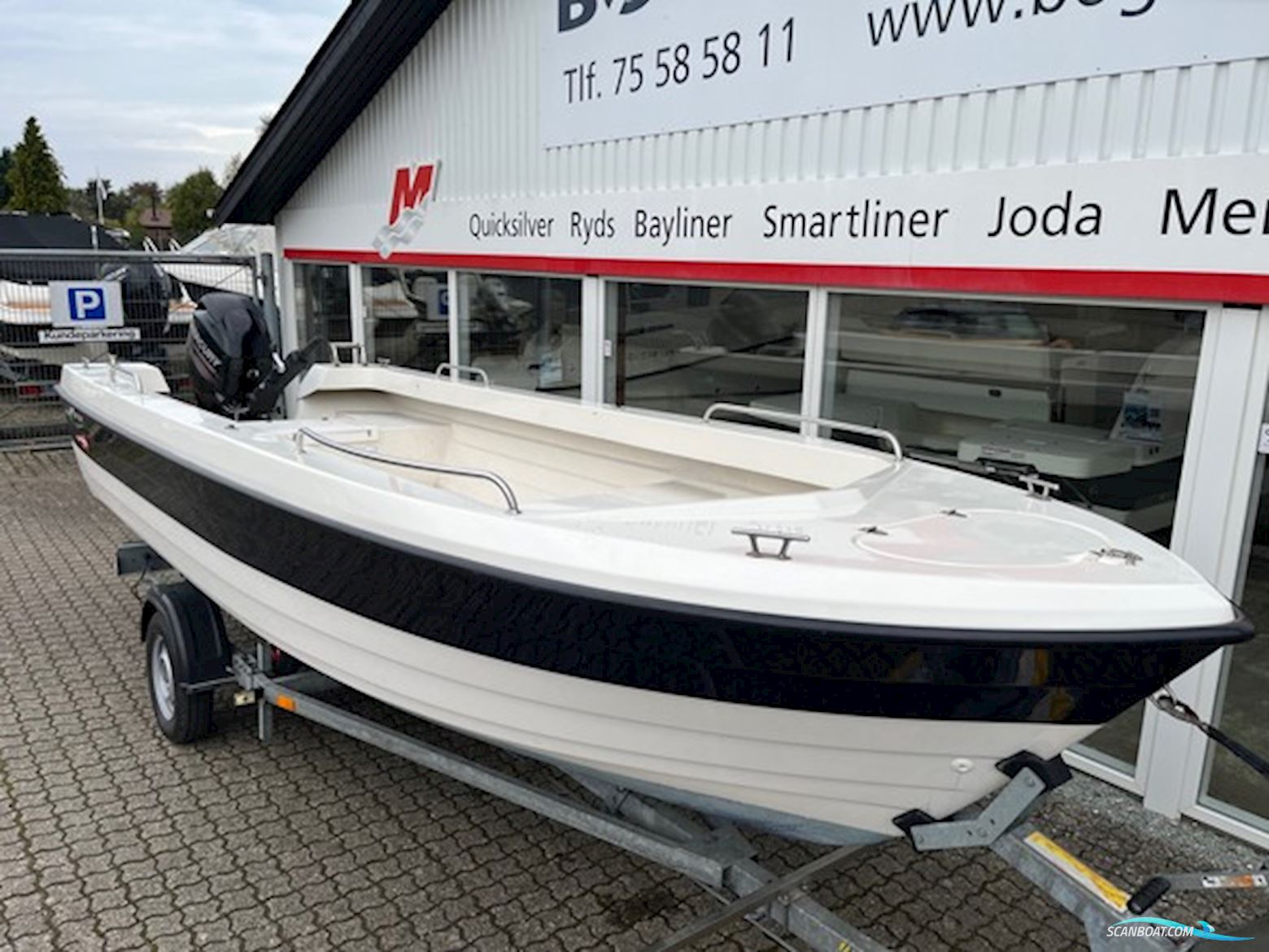 Nydam 550 Fisk med 60 hk Mercury-EFI 4-takt Big Tiller 