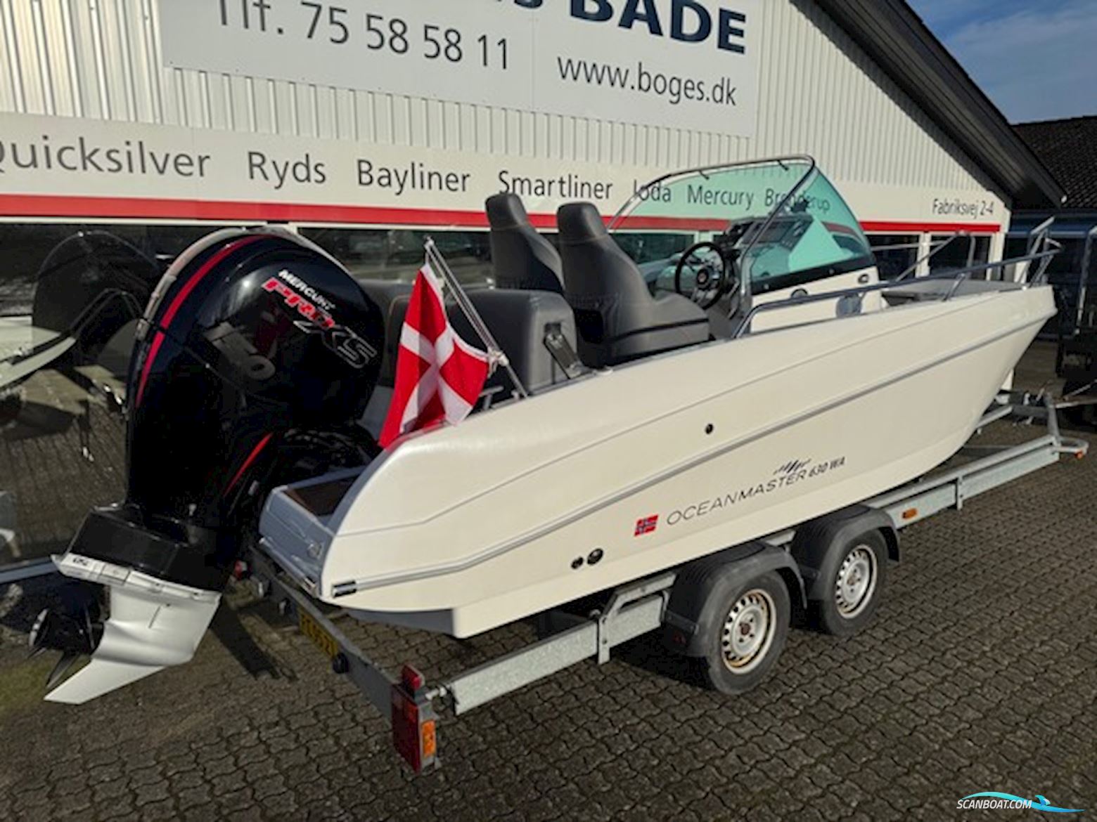 Ocean Master 630 WA med 150 hk Mercury ProXS 4 takt 3,0L
