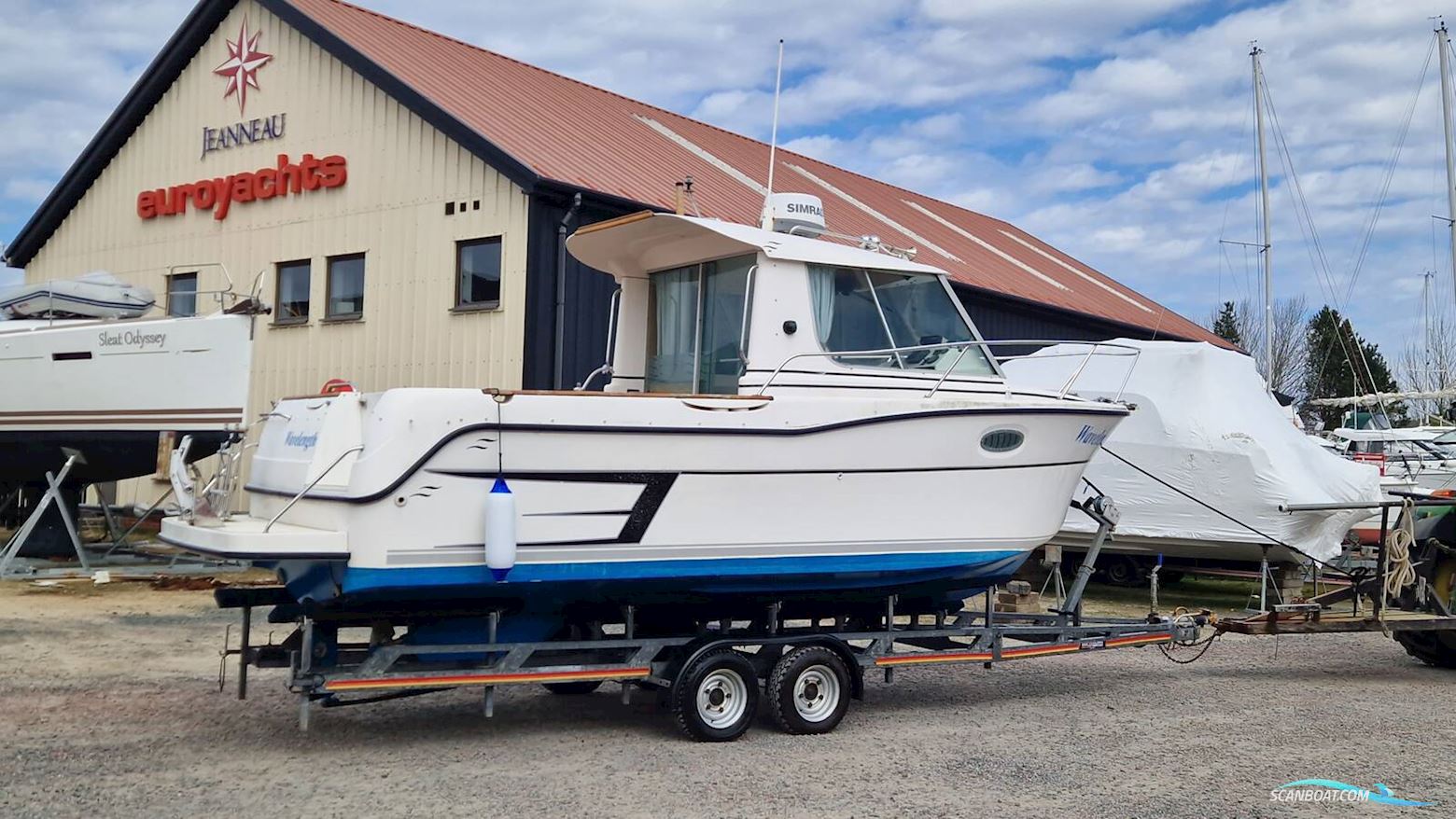 Ocqueteau 715 Motorboten 1999, met Mercruiser D-Tronic motor, United Kingdom