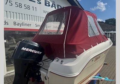 Örnvik 470 Cruiser med 50 hk Mercury-EFI 4 takt og 1000 kg Galaxy bådtrailer Motorboten 2007, met Mercury motor, Denemarken