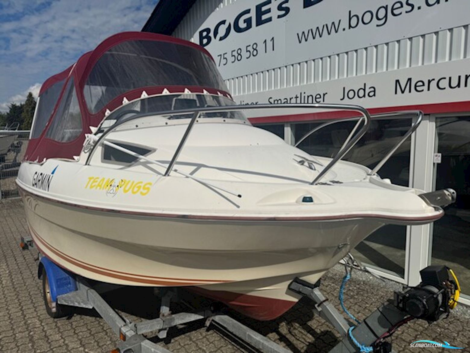 Örnvik 470 Cruiser Med 50 hk Mercury-Efi 4 Takt og 1000 kg Galaxy Bådtrailer