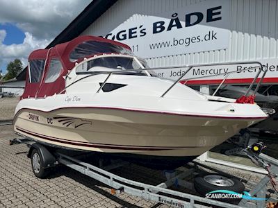 Ørnvik 540 Cruiser Med F75 Mercury 1,6L 16V 4 Takt og 1500 kg Brenderup 8220B Trailer Motorboten 2003, met Mercury motor, Denemarken