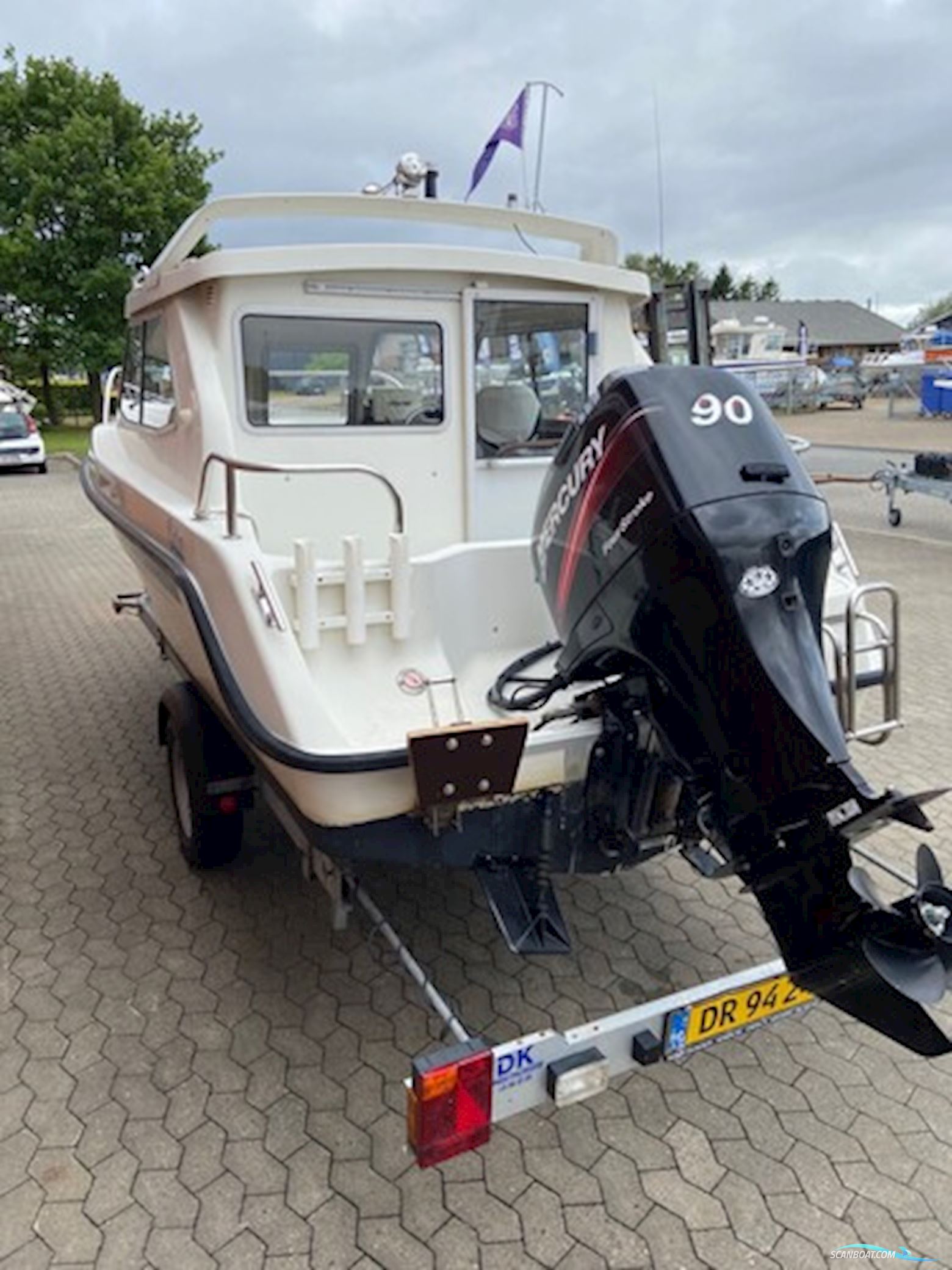 Ørnvik 566MC m/Mercury F90 hk og Variant Trailer - Solgt !