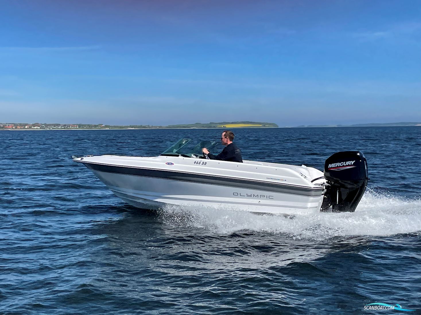 Olympic 460 Bowrider Motorboten 2026, met Mercury F60 Elpt Efi motor, Denemarken