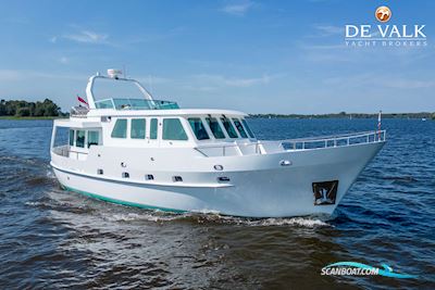 One Off Luxe Kompier Spitsgatkotter 16.50 Motorboten 1993, met John Deere motor, The Netherlands