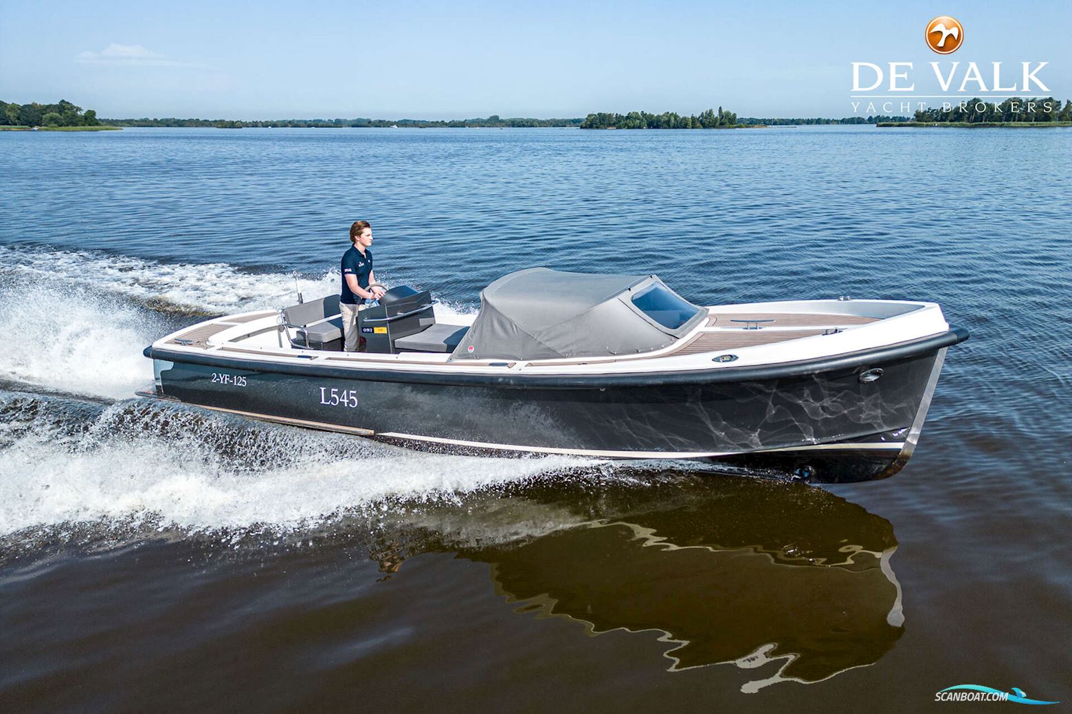 Onj Loodsboot 760 Motorboten 2021, met Steyr motor, The Netherlands
