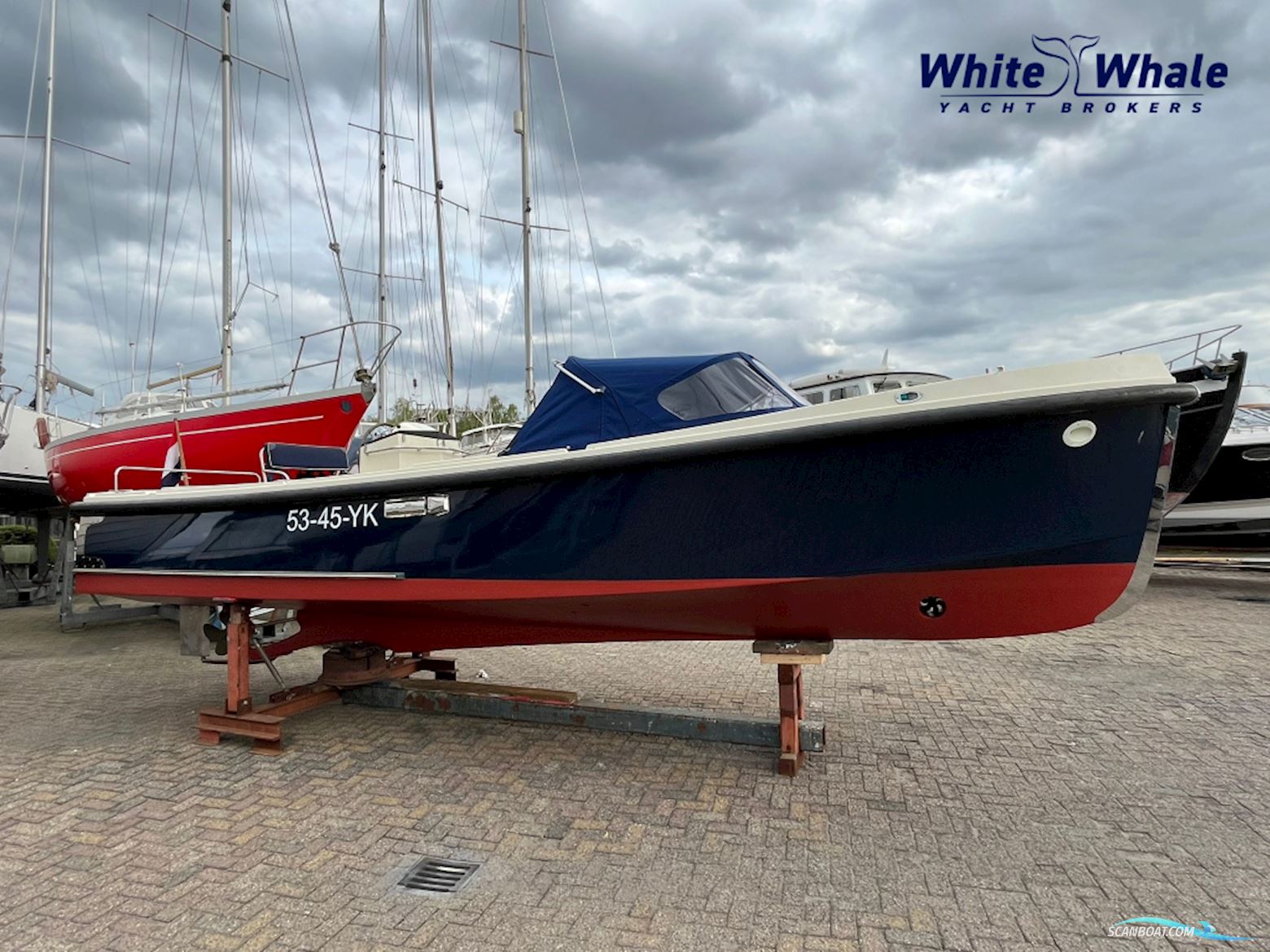 Onj Tender 820 Motorboten 2004, met Steyr motor, The Netherlands