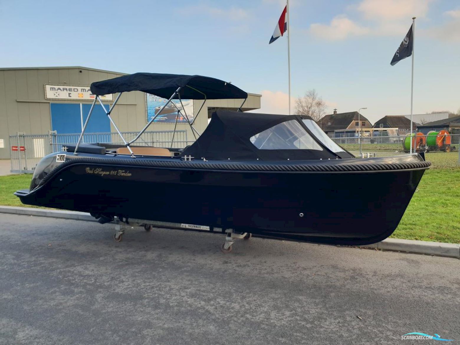 Oud Huijzer 616 Tender Motorboten 2024, met Max 90 PK motor, The Netherlands