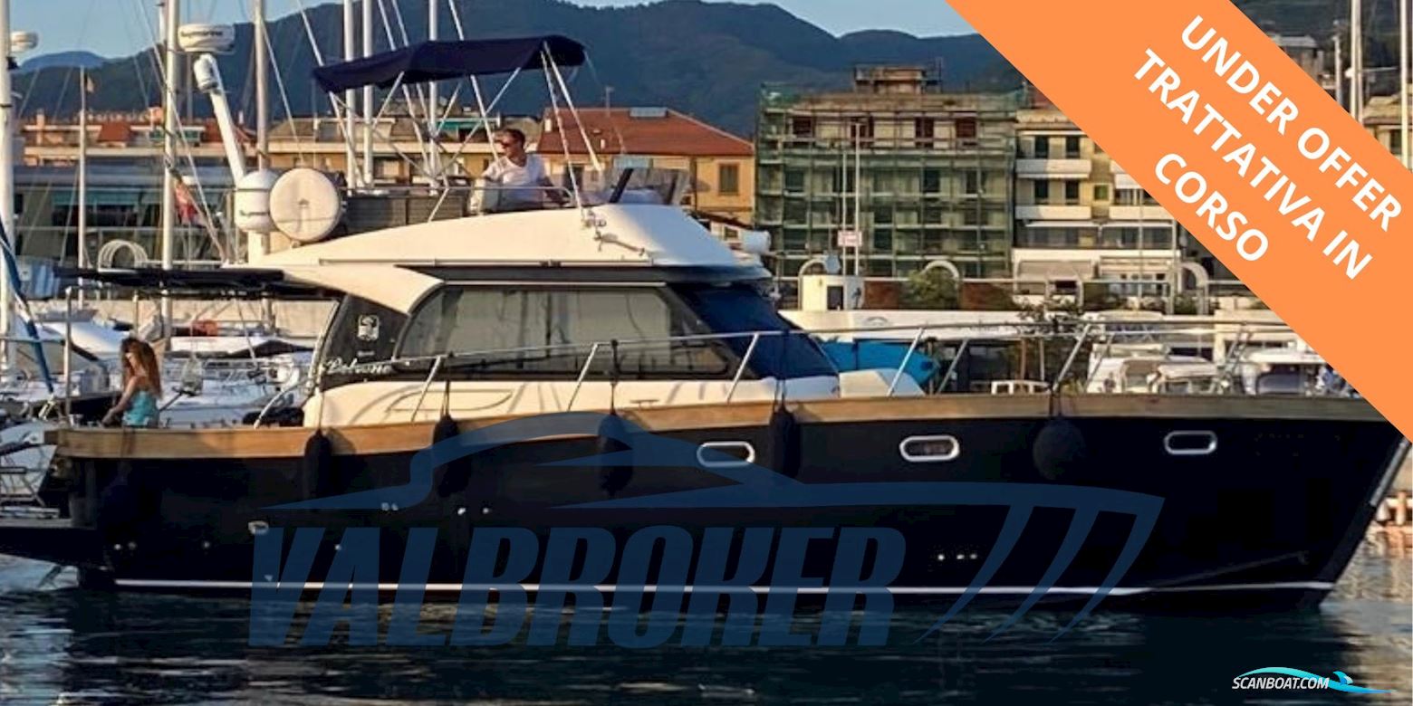 Patrone Moreno 42 Fly Motorboten 2012, met Yanmar motor, Italië