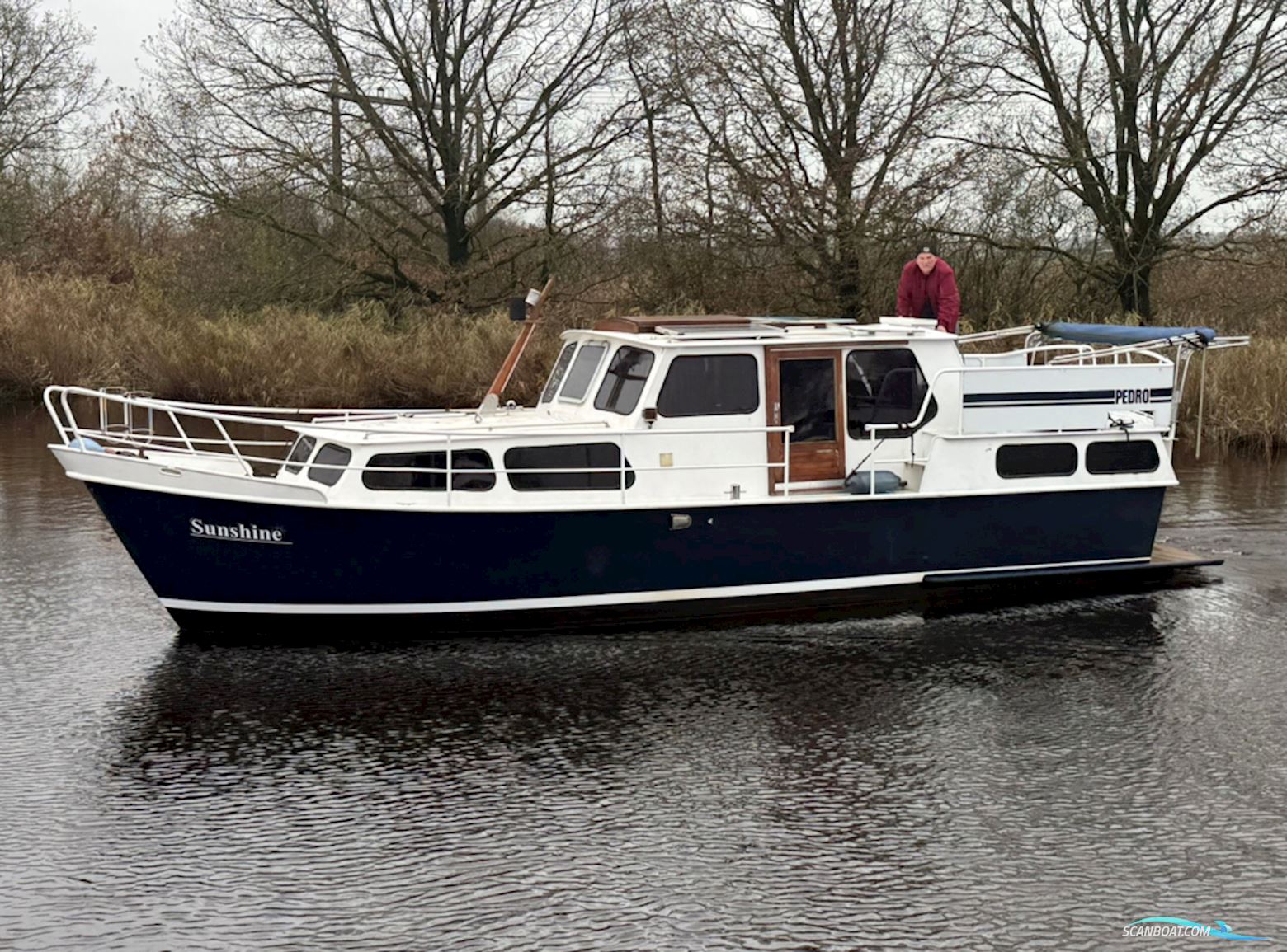 Pedro 950 Motorboten 1980, met Lombardini motor, The Netherlands