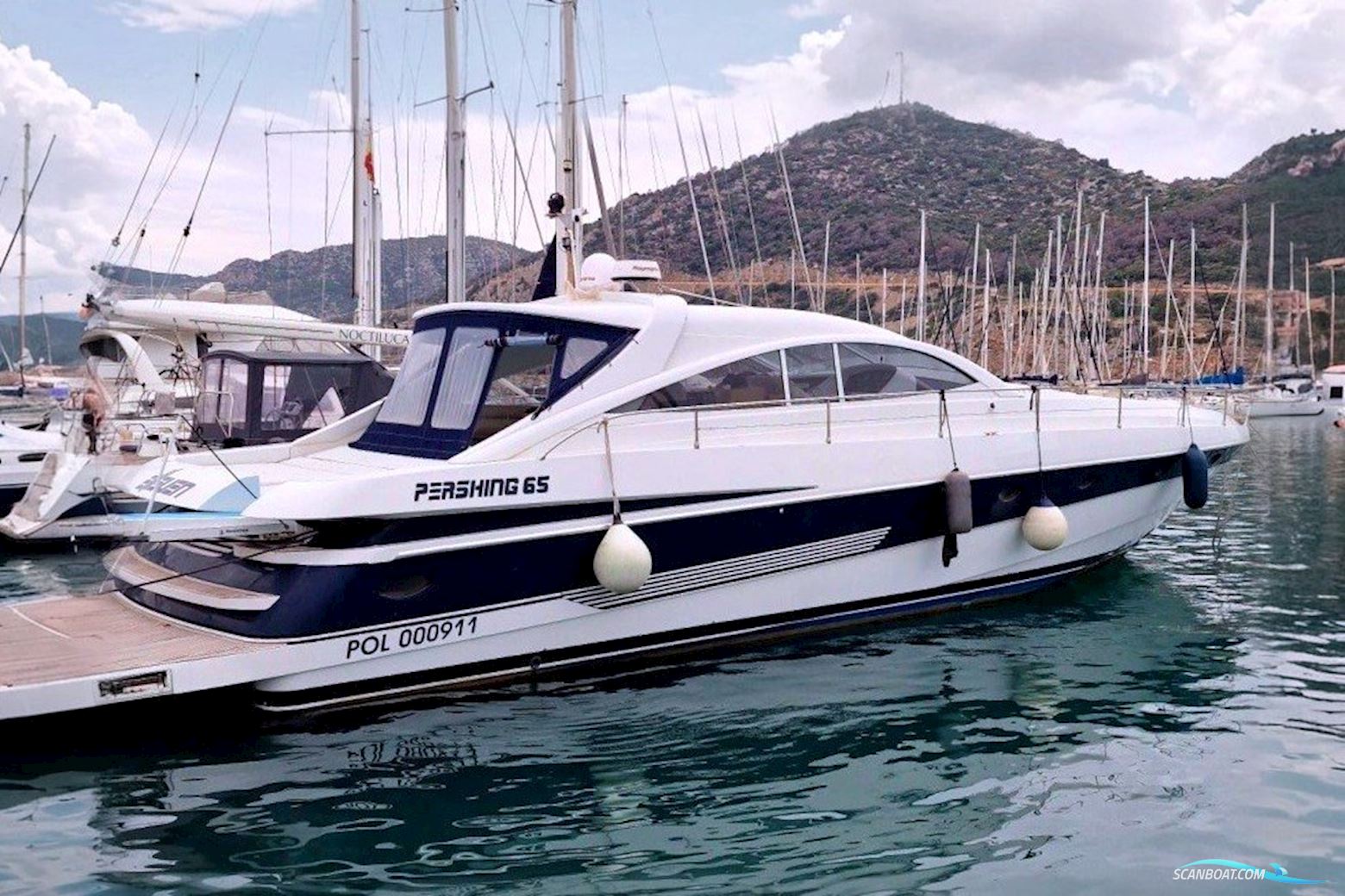 Pershing 65 Motorboten 1998, met Mtu V12 2000 motor, Spain