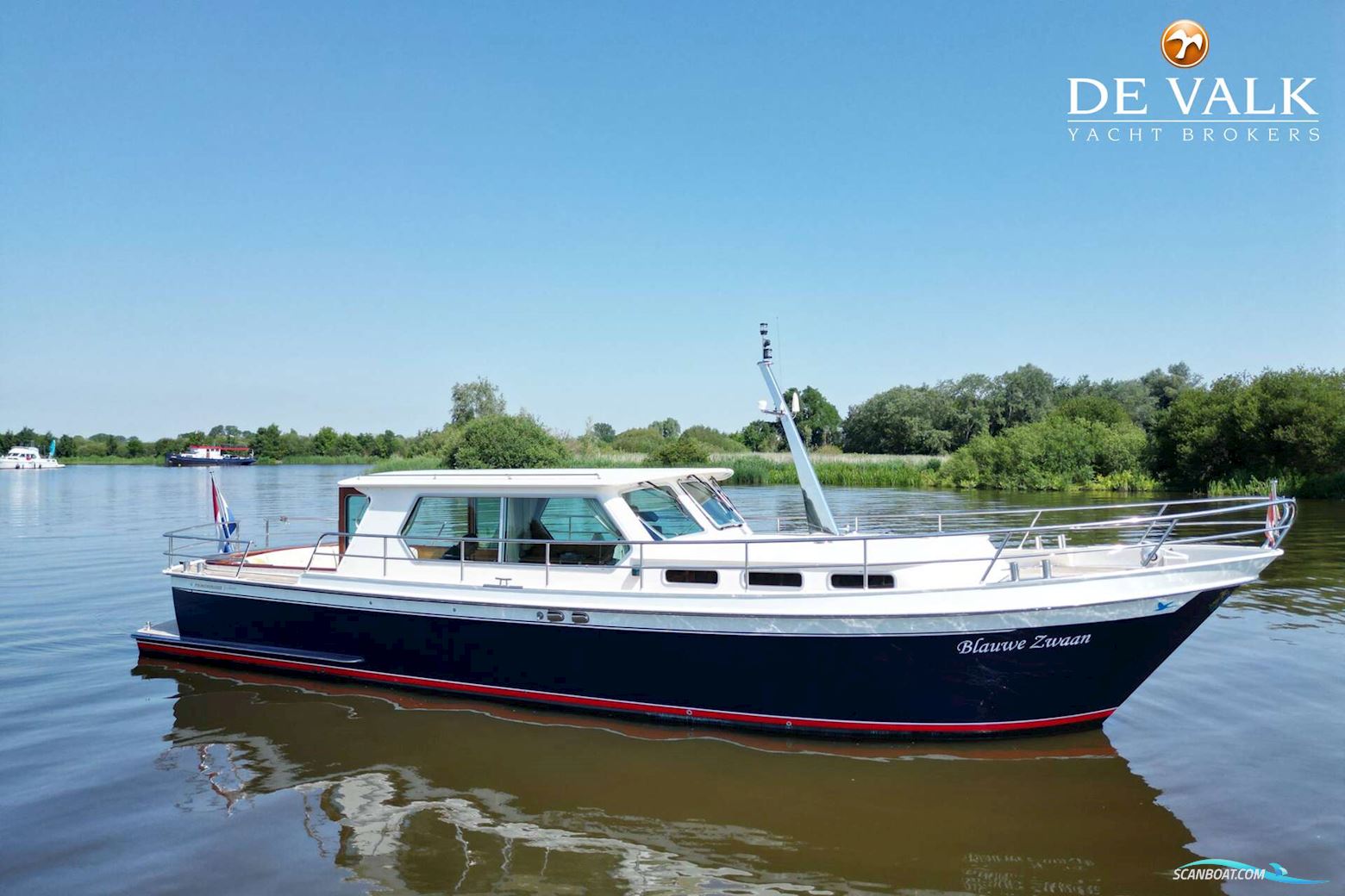 Pikmeer 12.50 OK Exclusive Motorboten 2010, met Vetus Deutz motor, The Netherlands