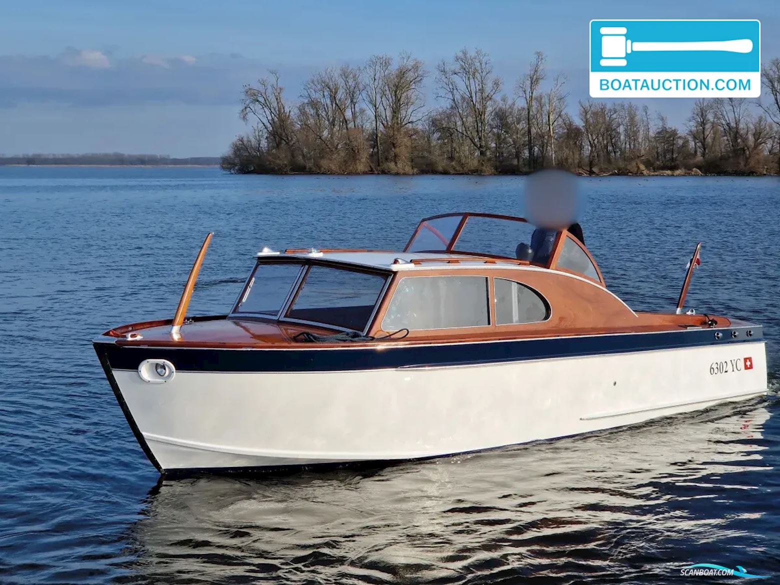 Portier Holiday Motorboten 1955, met Volvo Penta motor, The Netherlands