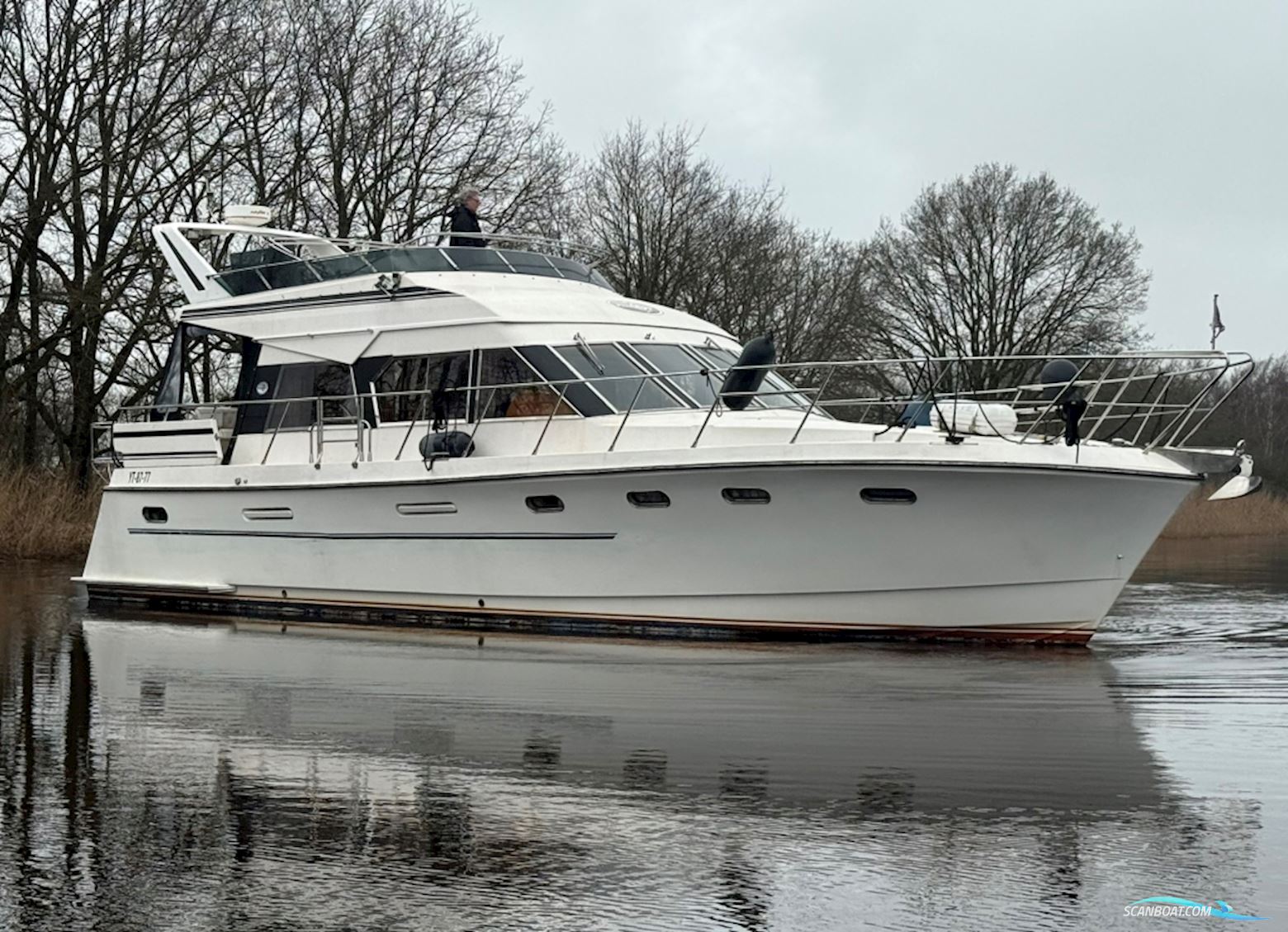 President 57 Fly Motorboten 1995, met Catapilar motor, The Netherlands