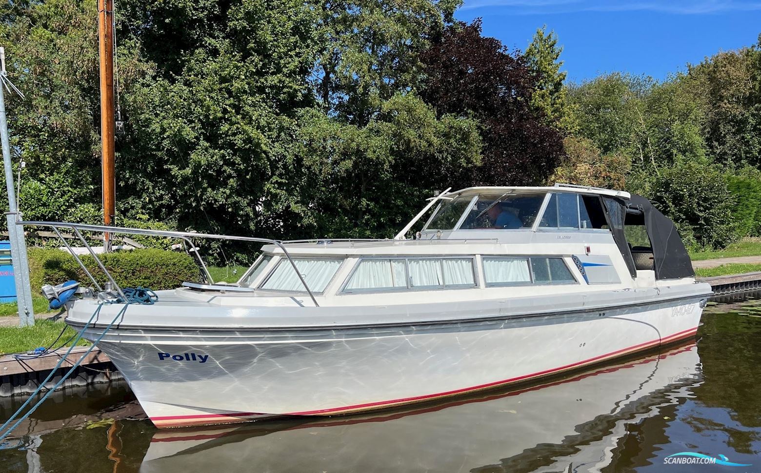 Princess 32 OK Motorboten 1977, met Volvo motor, The Netherlands