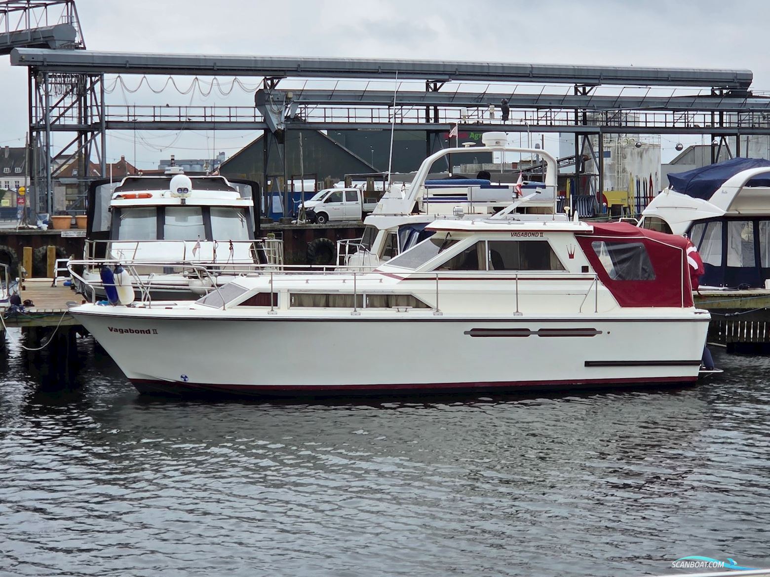 Princess 33 Motorboten 1980, met Ford Mermaid motor, Denemarken