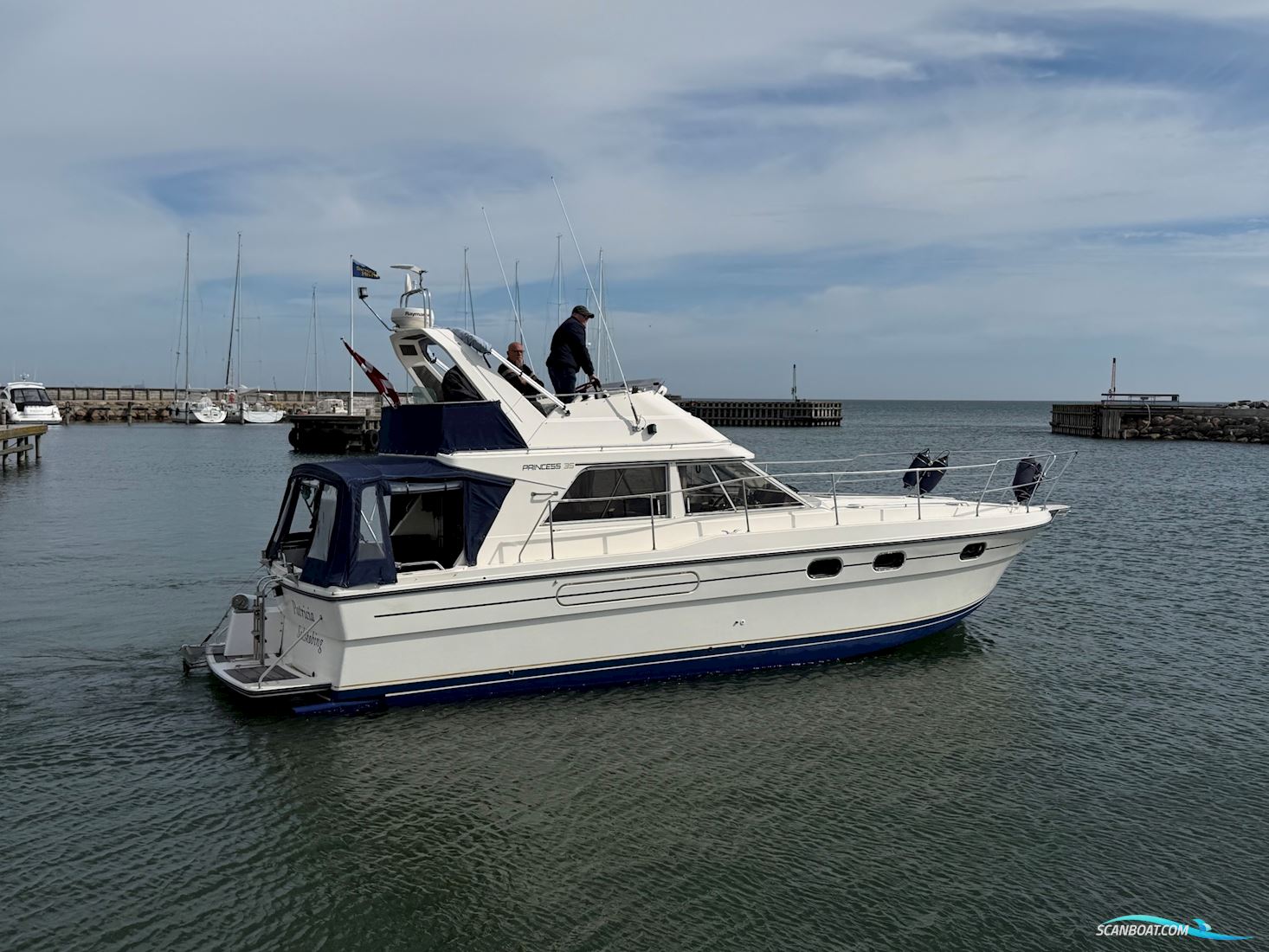 Princess 35 Motorboten 1987, met Volvo Penta TAMD D41A motor, Denemarken