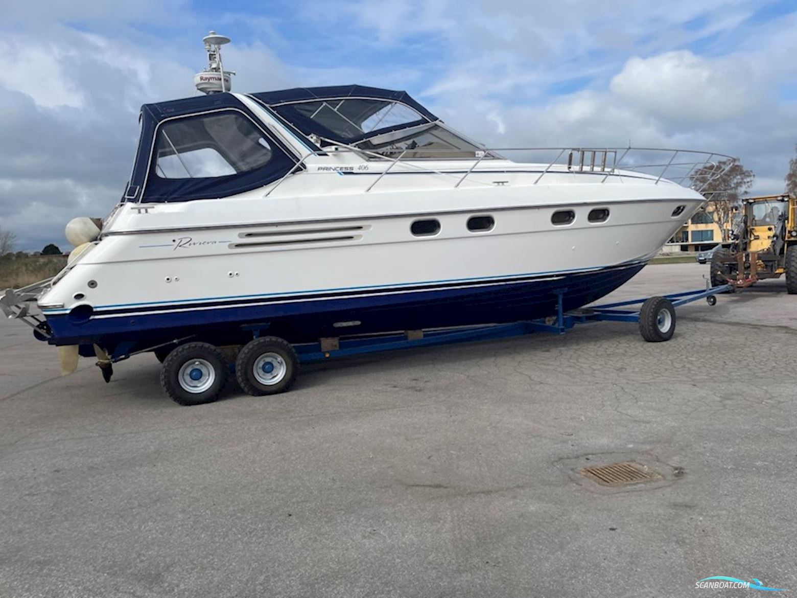 Princess 406 Riviera Motorboten 1994, met Volvo Penta Tamd 72 motor, Sweden