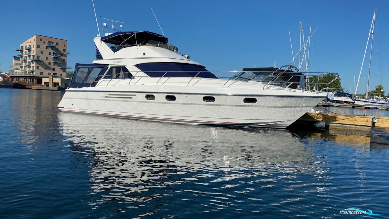 Princess 410 Motorboten 1992, met 2x Volvo Penta Tamd 61A Ca, 1700h motor, Sweden