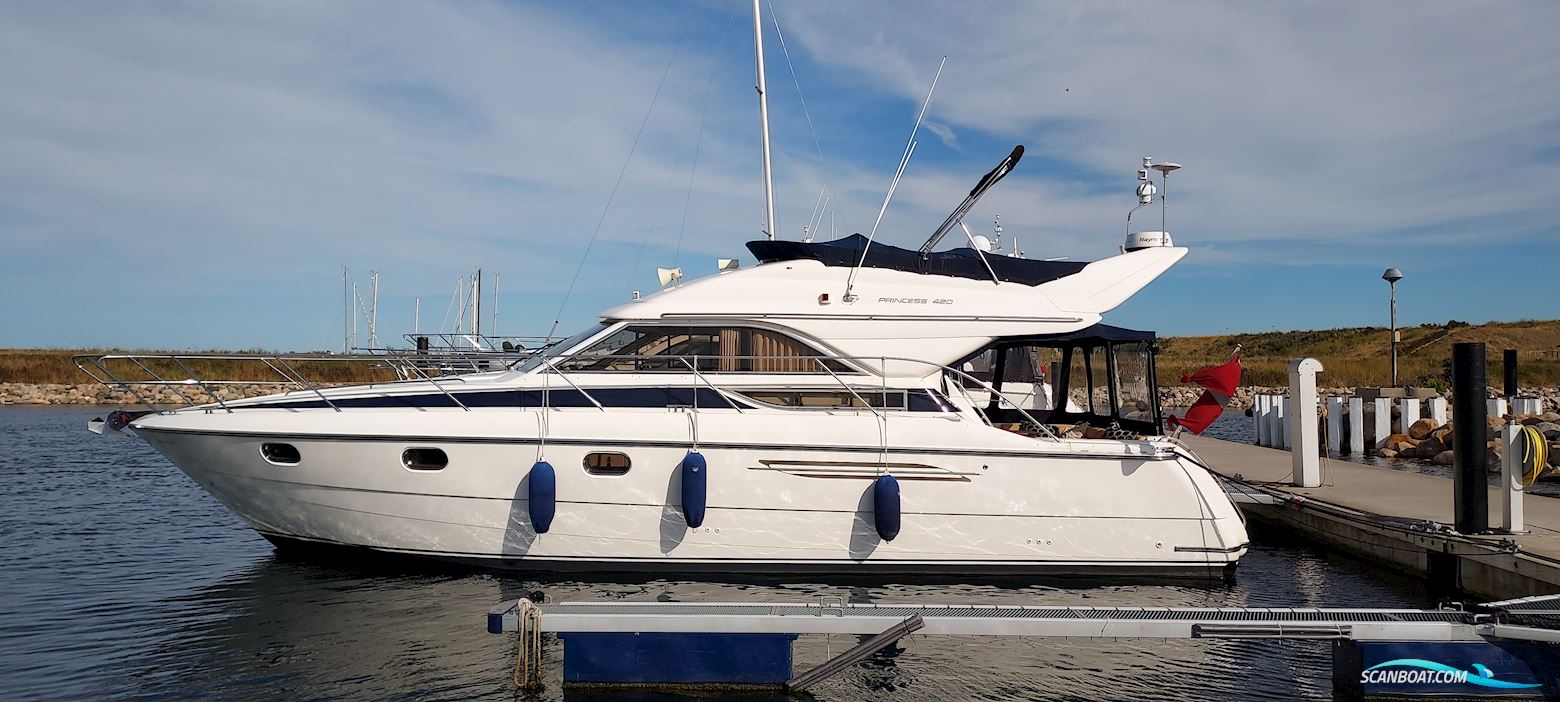 Princess 420 Fly Motorboten 1997, met Volvo Penta Tamd 63p motor, Denemarken