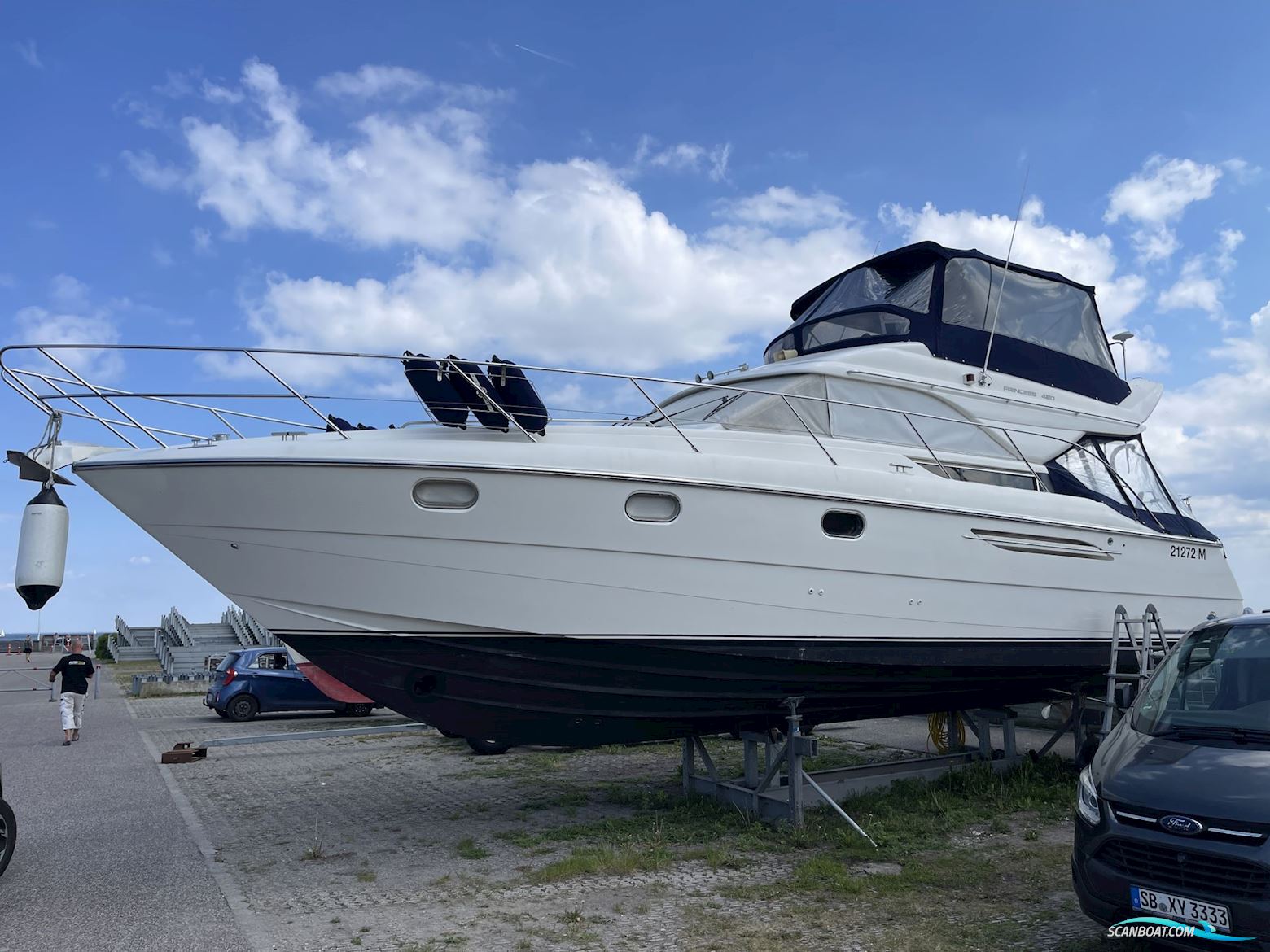 Princess 420 Motorboten 1996, met Volvo Penta Tamd 63 P motor, Denemarken