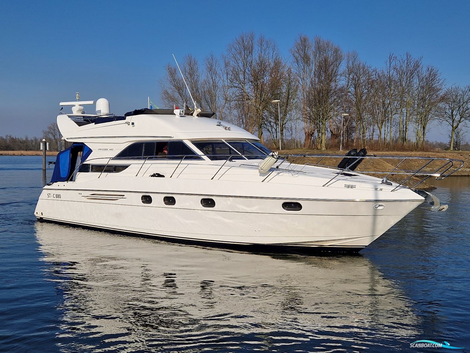 PRINCESS 440 FLY Motorboten 1997, met Volvo Penta motor, The Netherlands