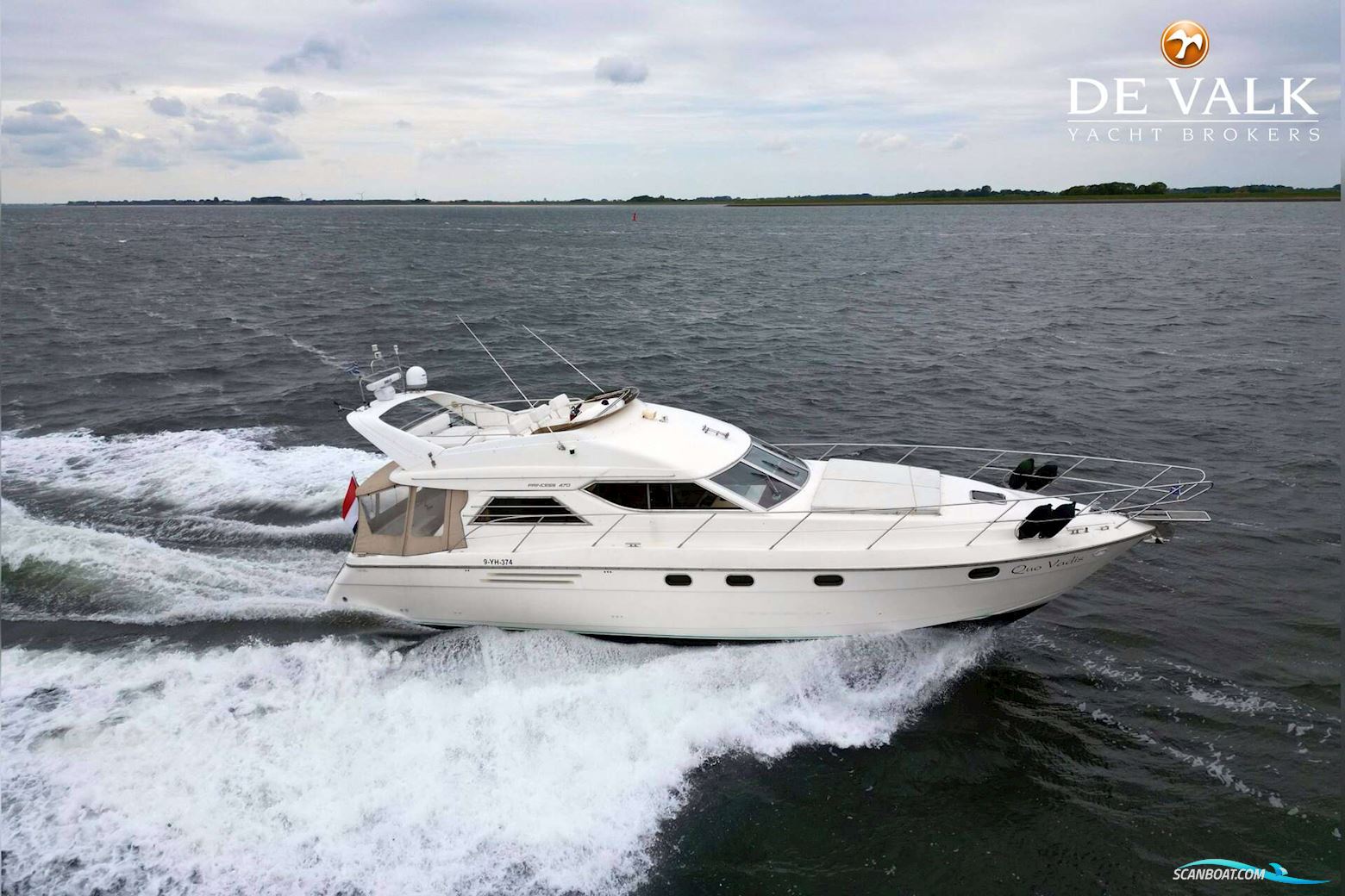 Princess 470 Motorboten 1993, met Volvo Penta motor, The Netherlands