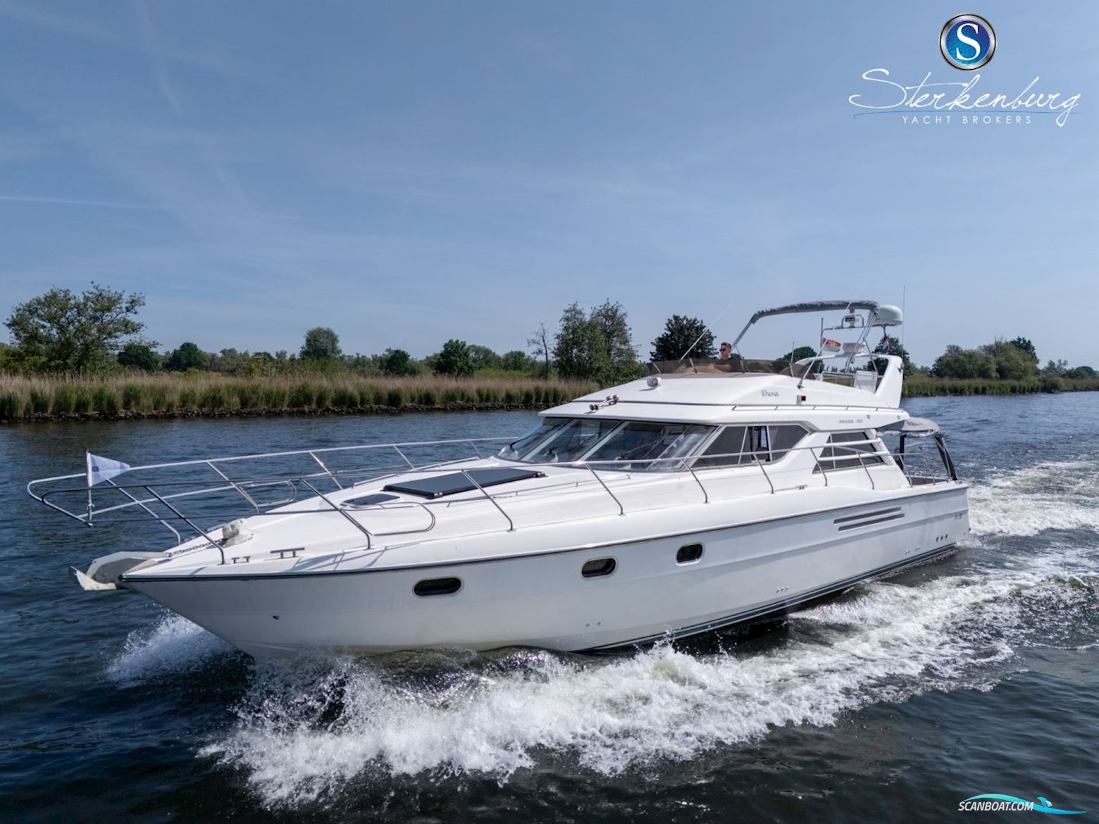 Princess 500 Motorboten 1995, met Volvo Penta motor, The Netherlands