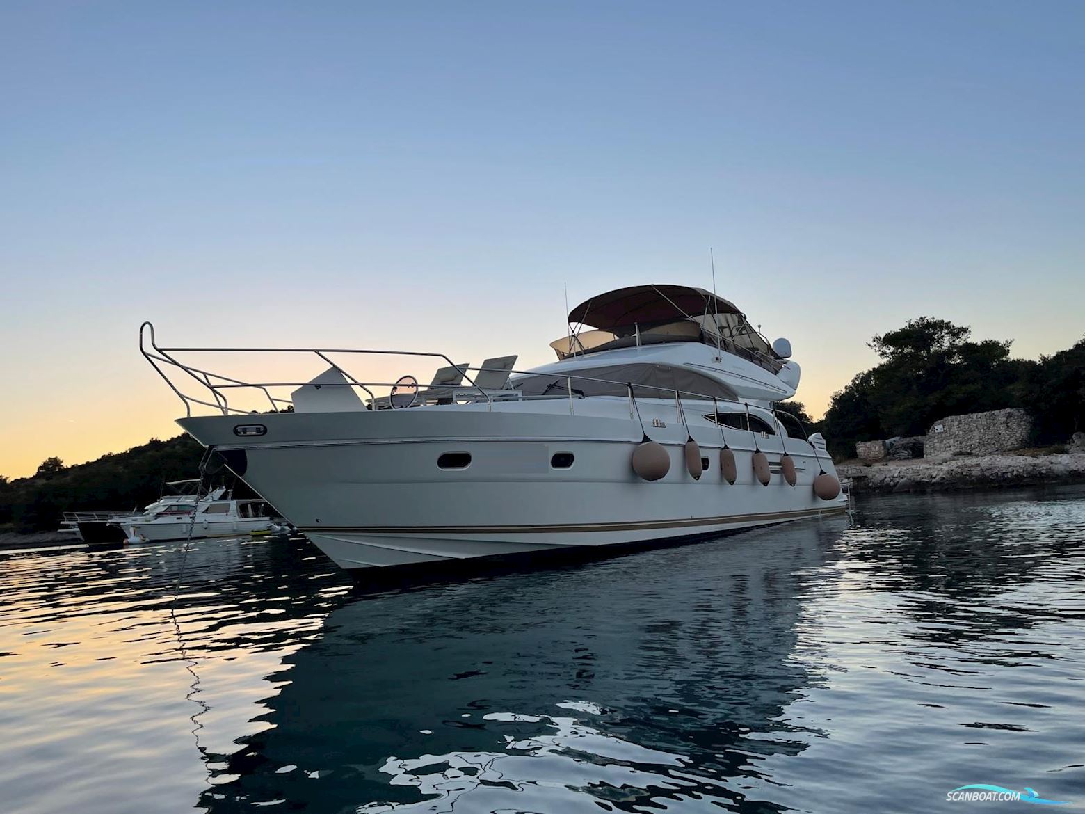 Princess 61 Motorboten 2004, met Man motor, Kroatië