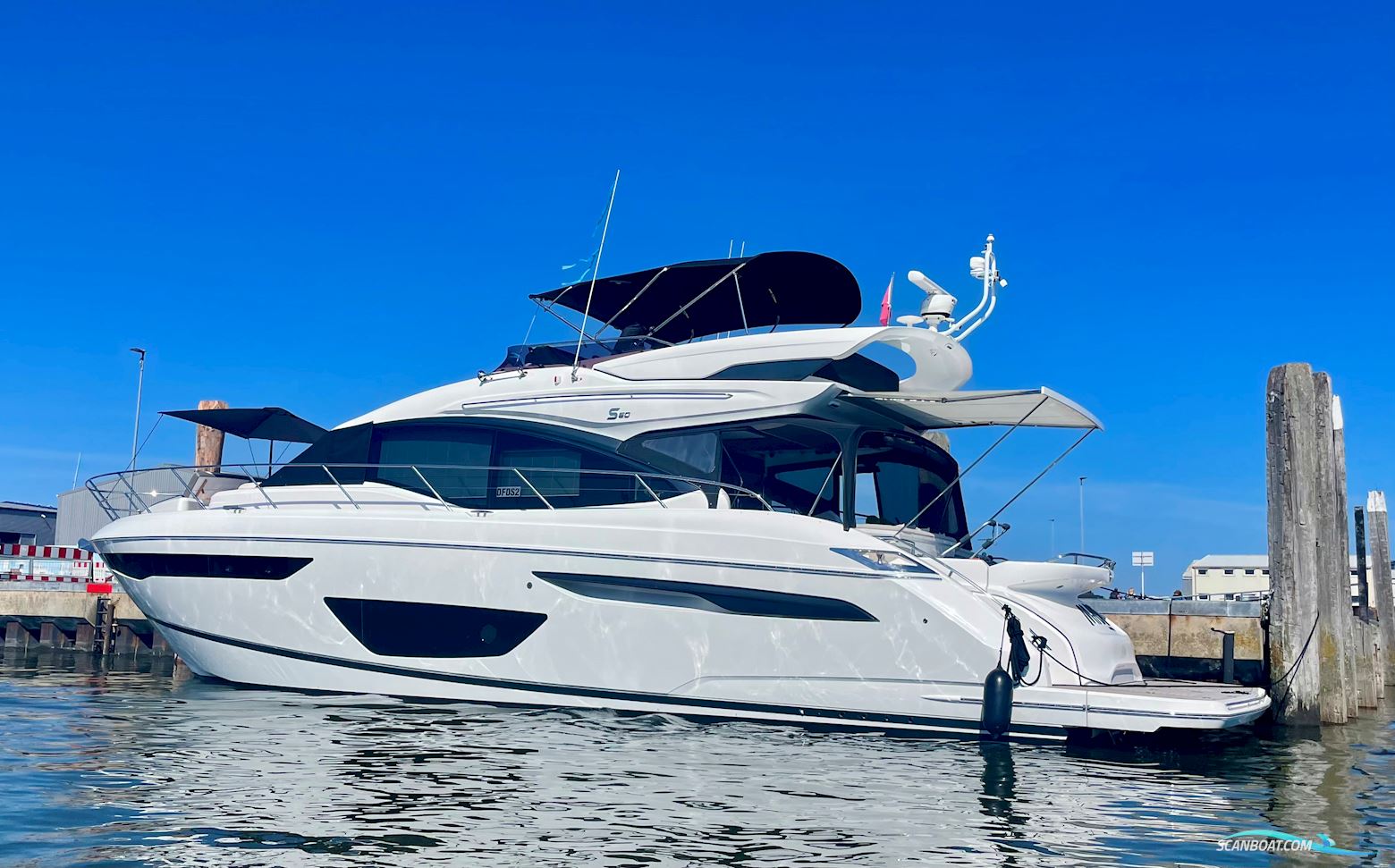 Princess S60 Fly Motorboten 2018, met MAN V8-1200 Diesel motor, Duitsland