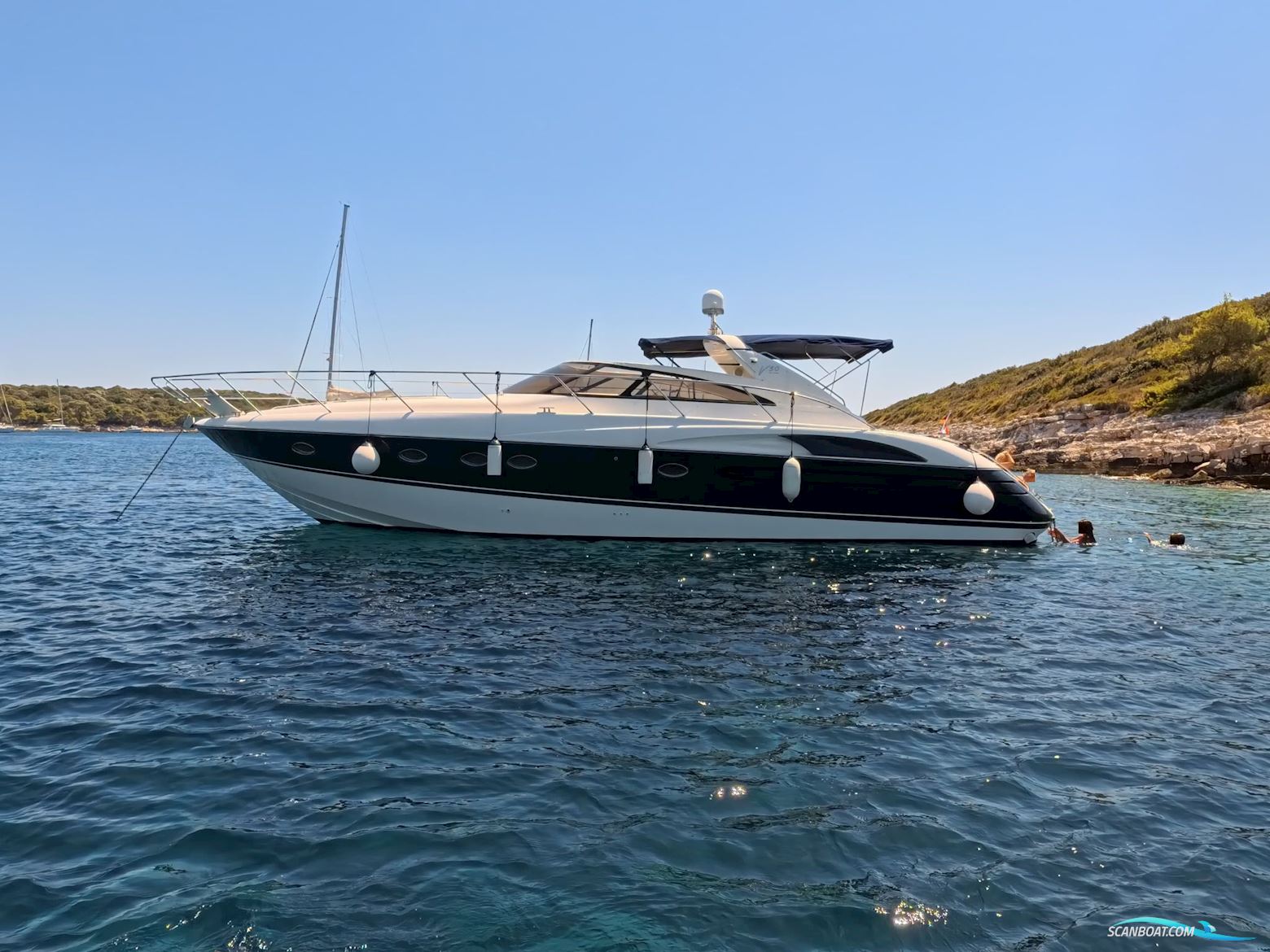 Princess V50 Motorboten 2004, met Volvo Penta motor, Kroatië