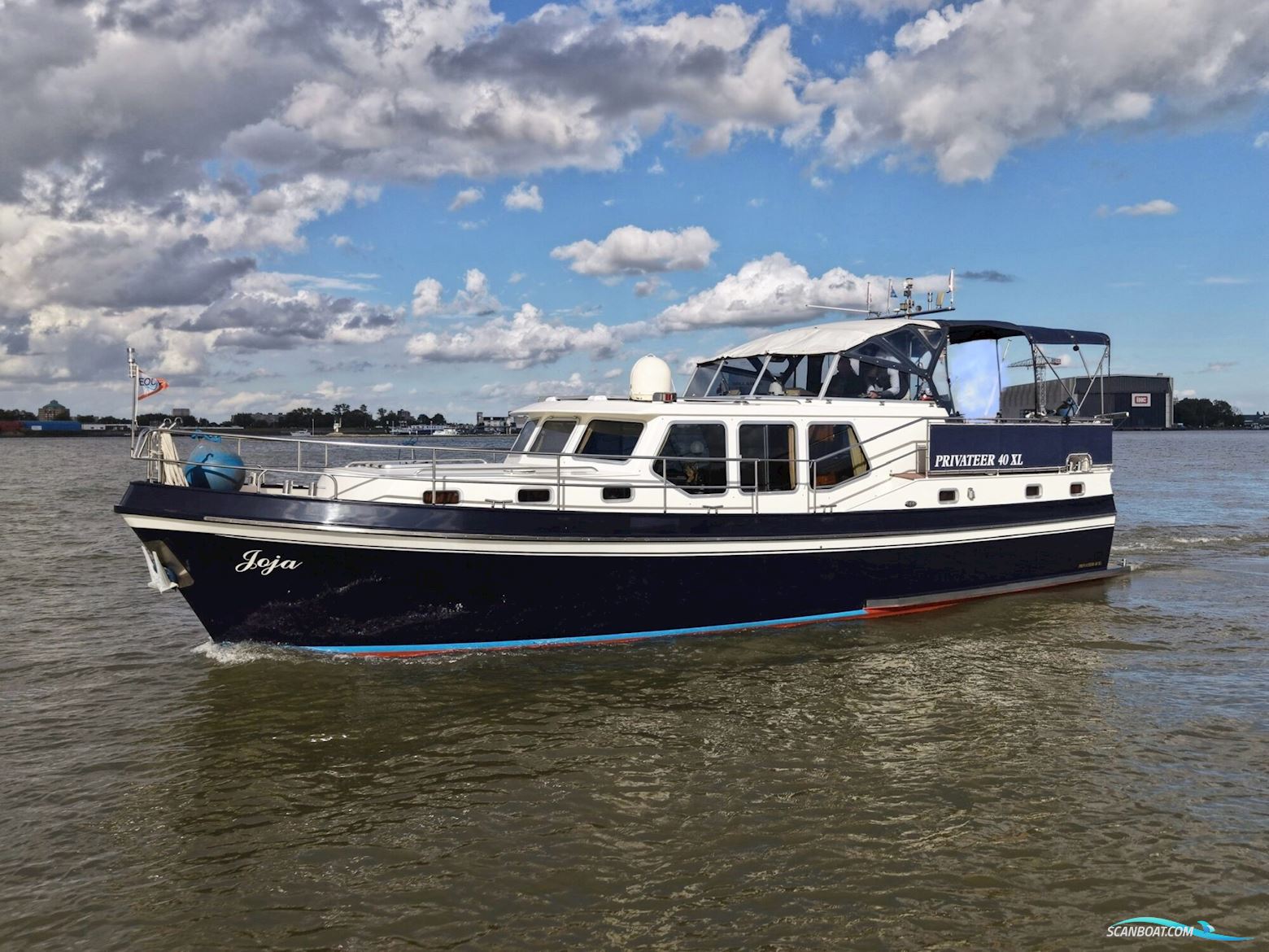 Privateer 40 XL Cabrio Motorboten 2002, met Perkins motor, The Netherlands