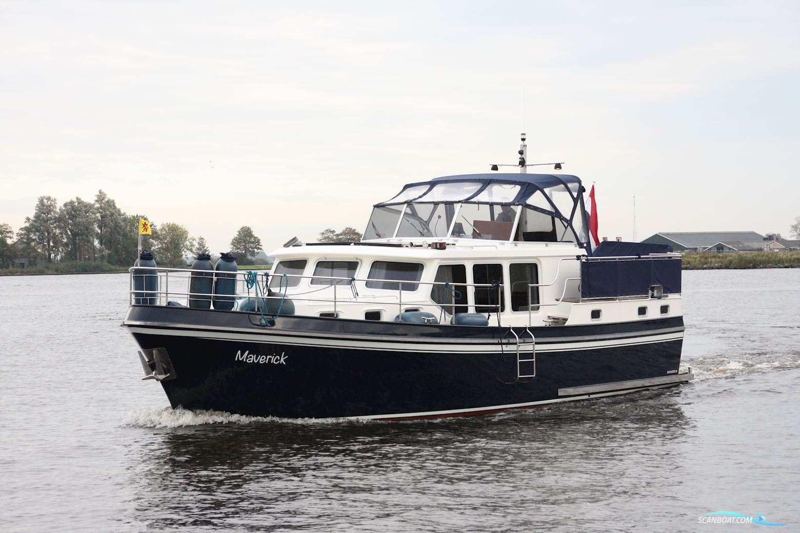 Privateer Kotter 40 XL Motorboten 1999, met Perkins Sabre motor, The Netherlands