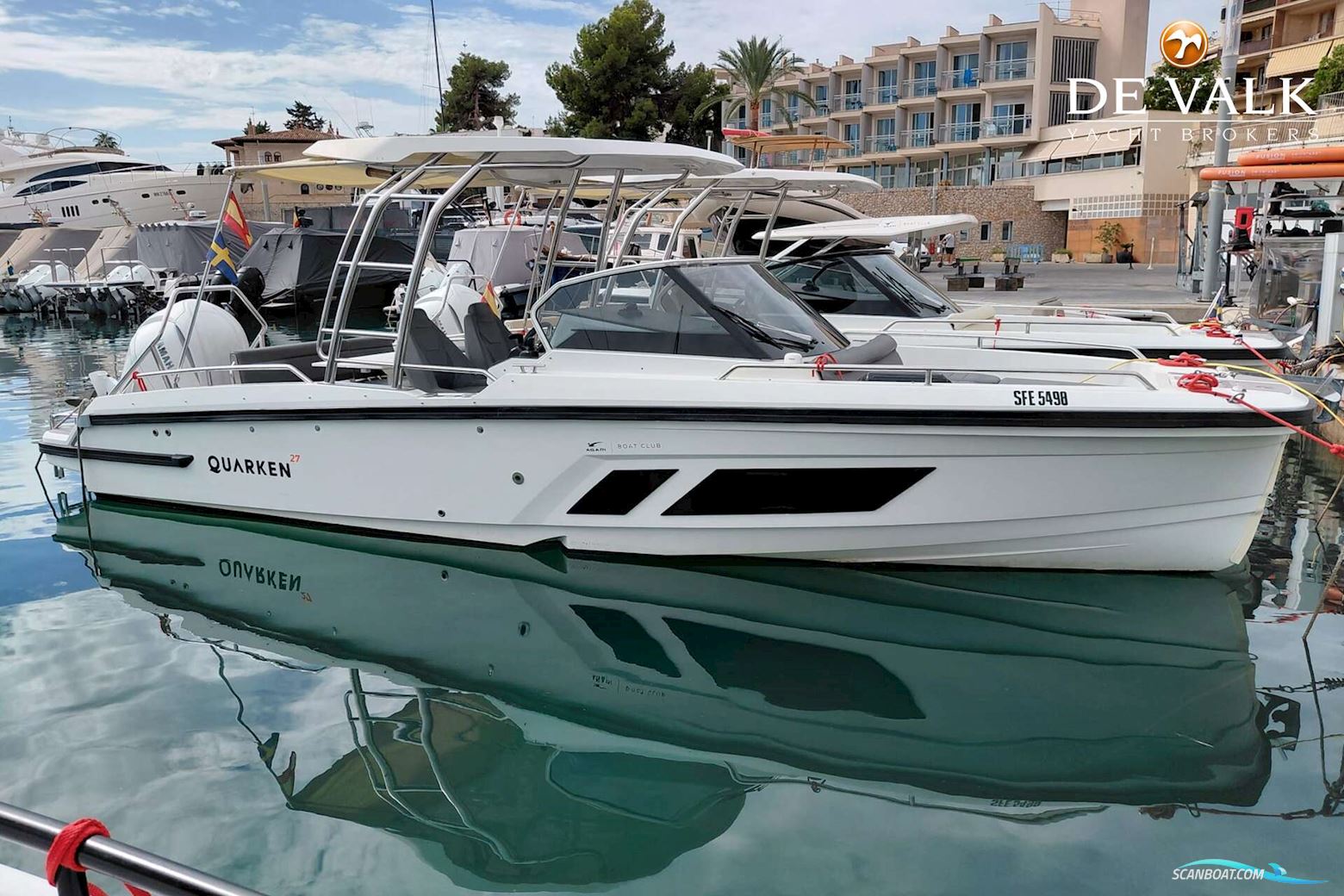 Quarken 27 T Top Motorboten 2022, met Yamaha motor, Spain