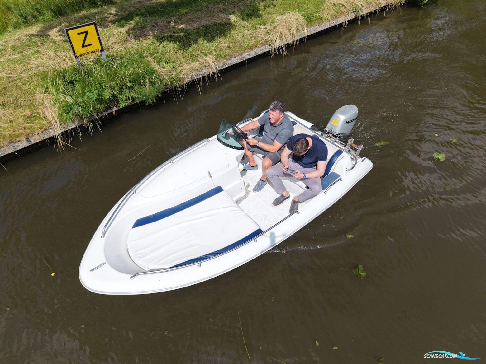 Quicksilver 425 Open Motorboten 2006, met Honda motor, The Netherlands