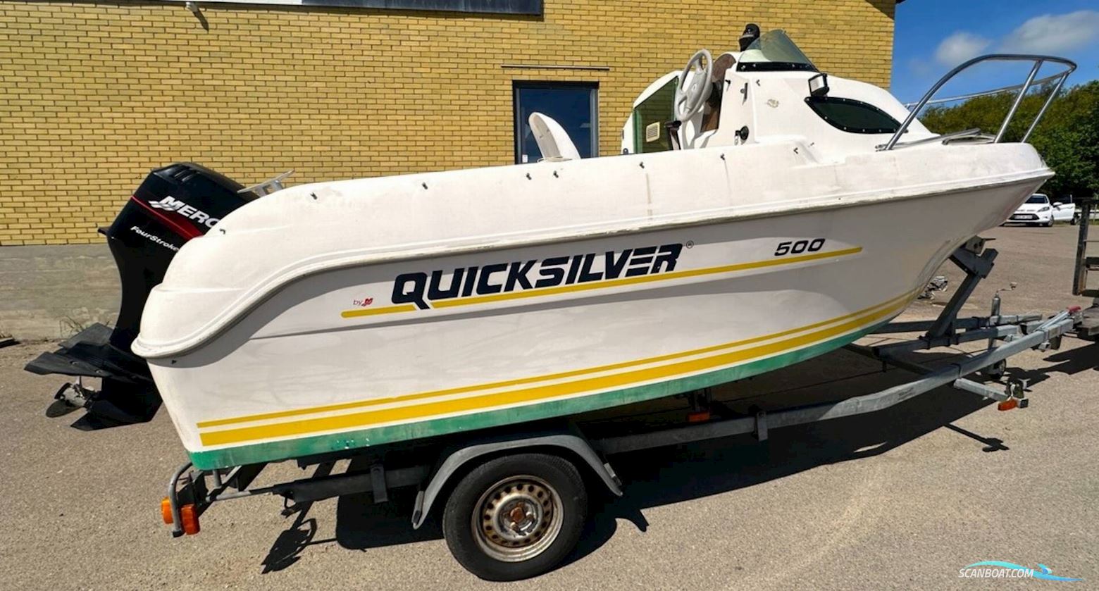 Quicksilver 500 Cabin - 60 HK Mercury/Udstyr Motorboten 2001, met Mercury 60 HK motor, Denemarken