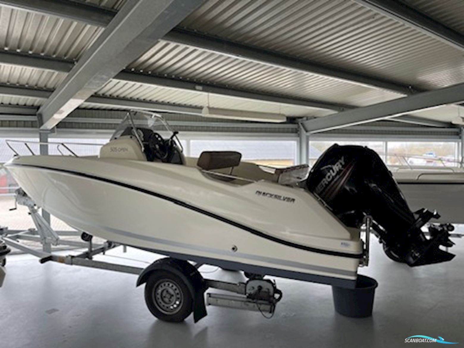 Quicksilver 505 Open Med Mercury F80 Efi Elpt Motorboten 2019, met Mercury motor, Denemarken