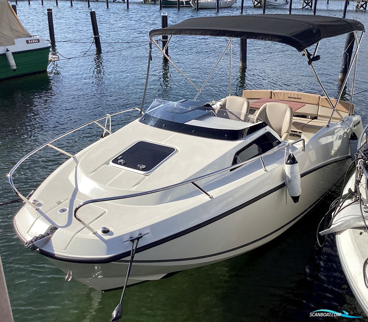 Quicksilver 555 Cabin Motorboten 2020, met Mercury 115 hk - Pro XS motor, Denemarken