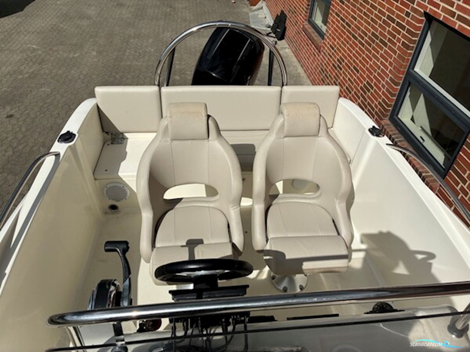 Quicksilver 555 Open m/Mercury F150 hk EFI 4-takt og Brenderup trailer