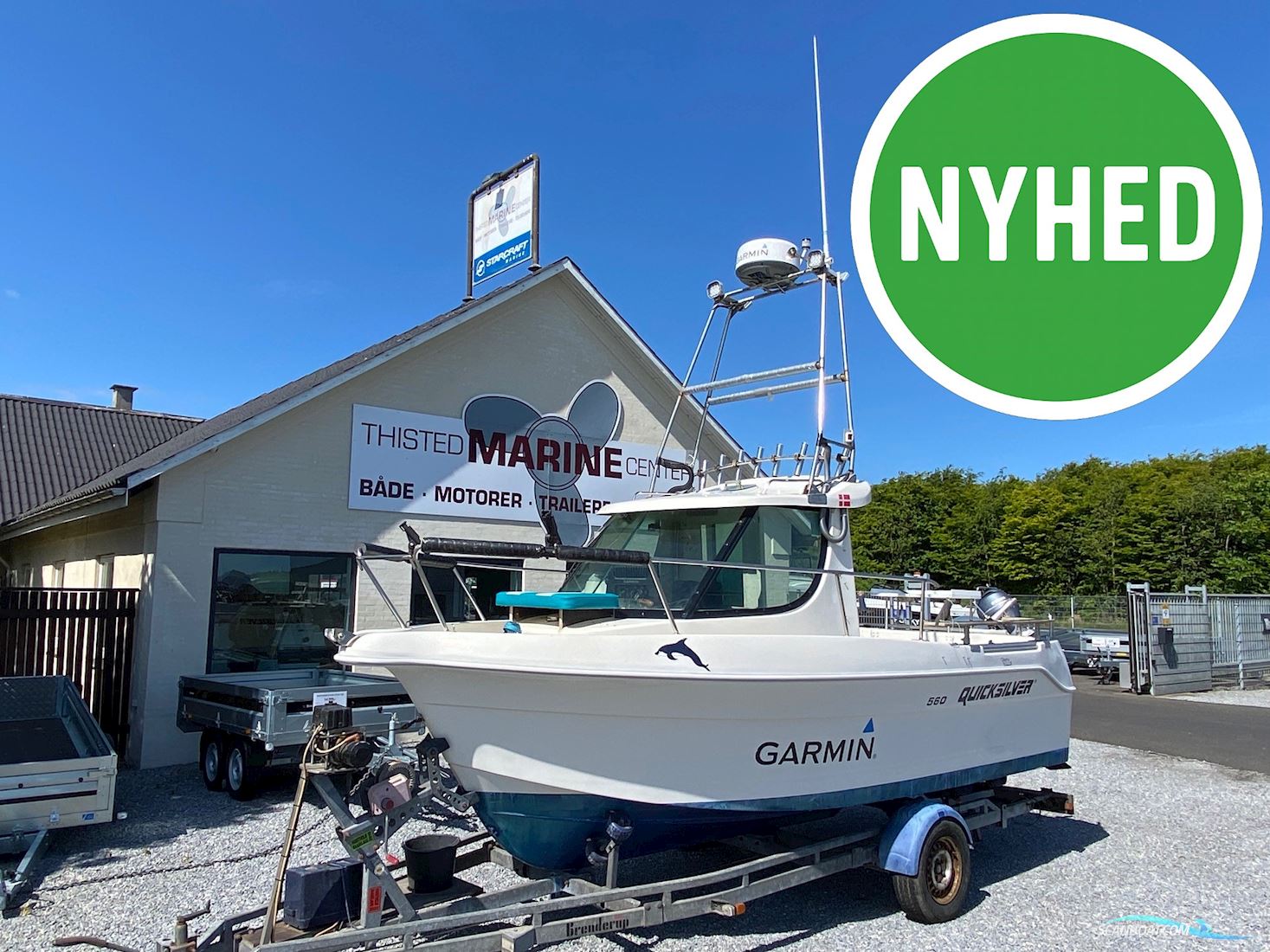 Quicksilver 560 Pilothouse Motorboten 2000, met Honda motor, Denemarken