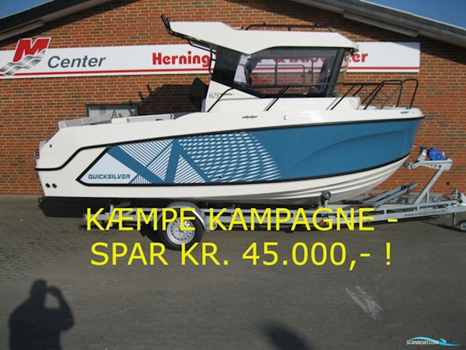 Quicksilver 625 Pilothouse m/Mercury F150 hk - Kæmpe Kampagne - Spar KR. 45.000,- ! Motorboten 2024, Denemarken