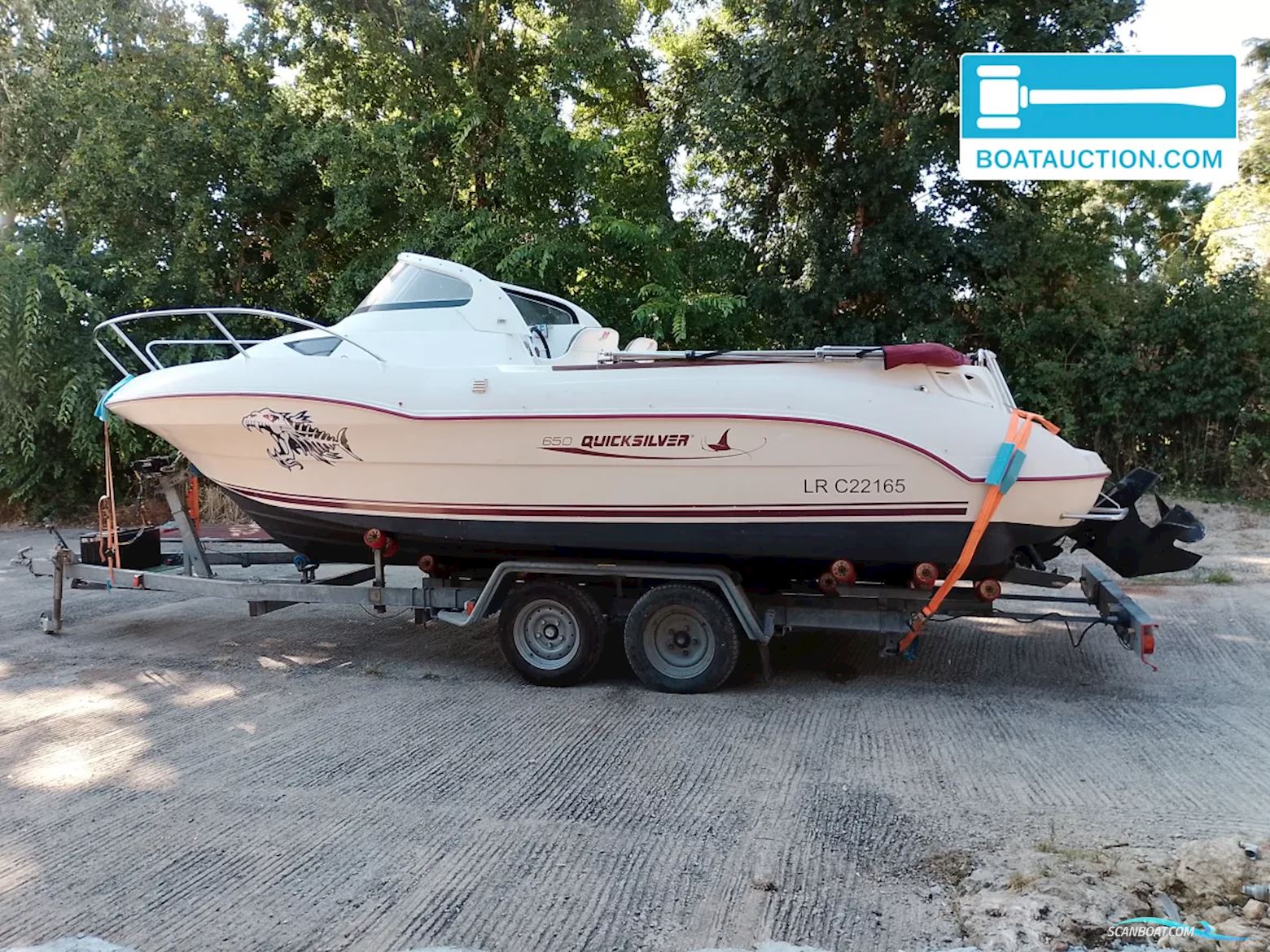 Quicksilver 650 Cruiser Motorboten 2004, met merceriser motor, France