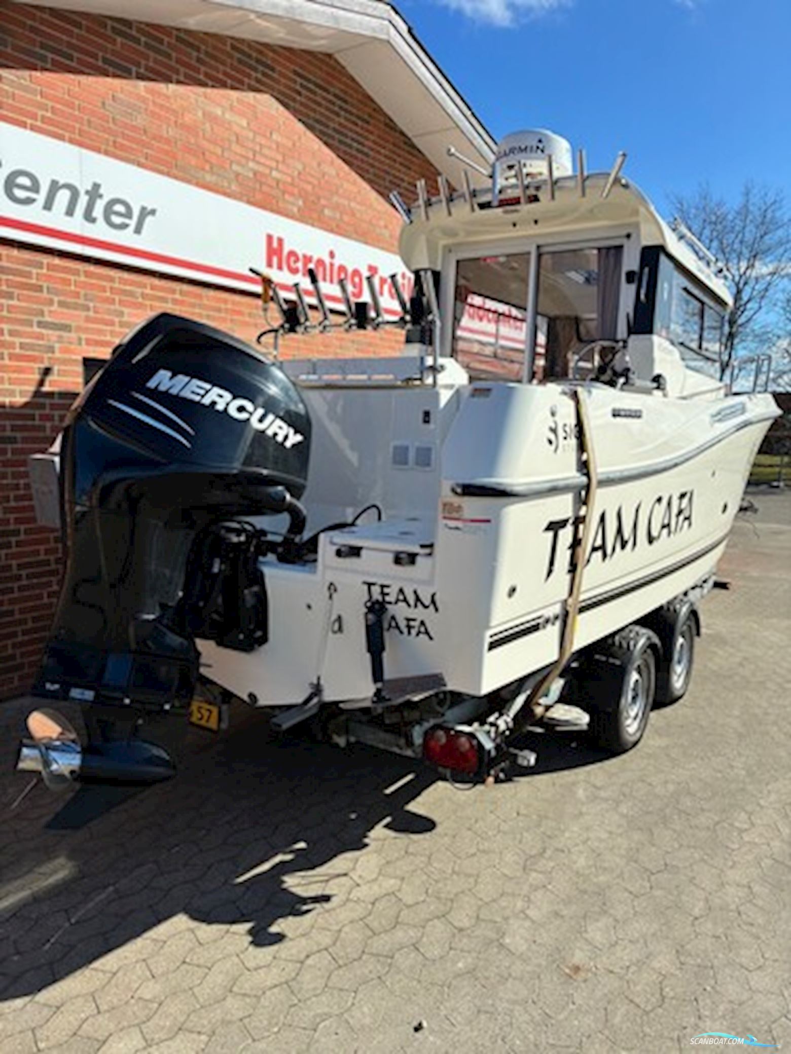 Quicksilver 675 Pilothouse m/Mercury F200 hk og Brenderup trailer